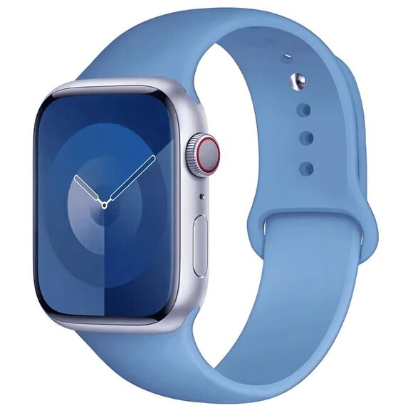 NEW[BAND] CornFlow Sport Silicone For Apple Watch - Picture 1 of 3